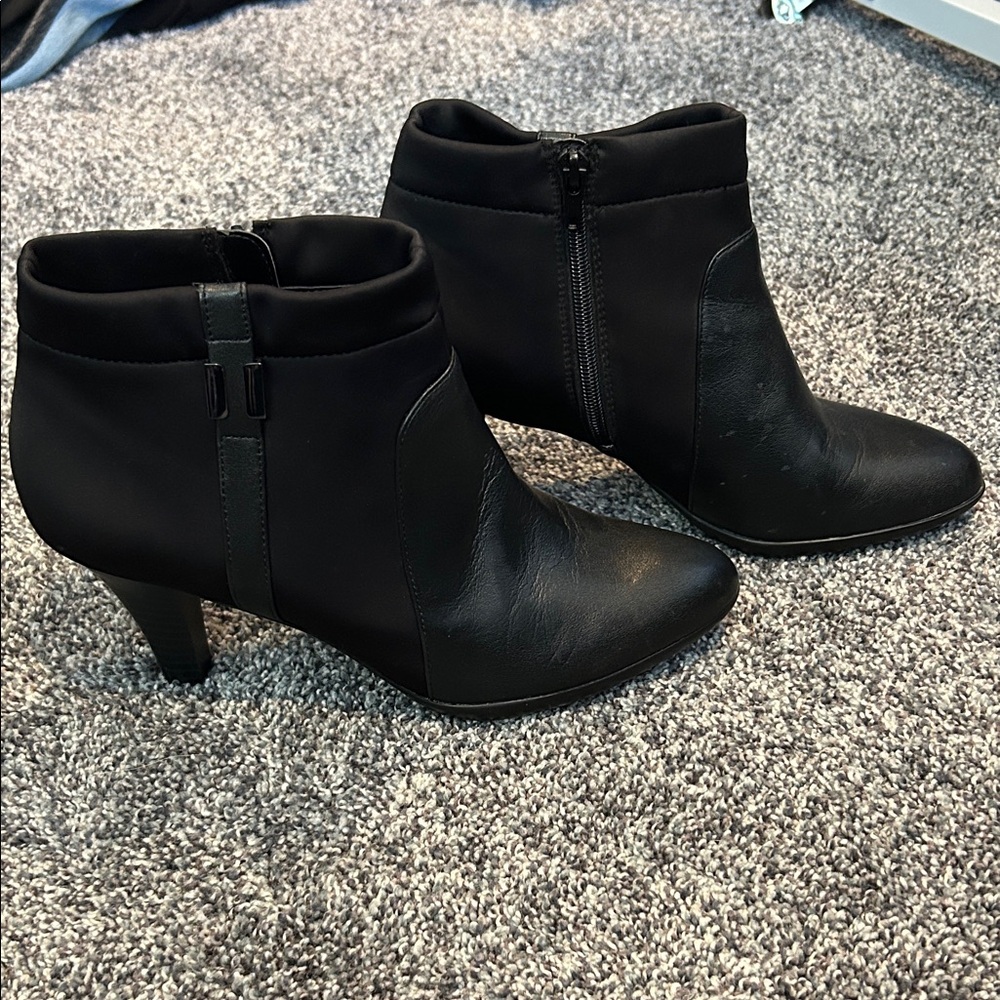 Alfani Black Heeled Ankle Boots
